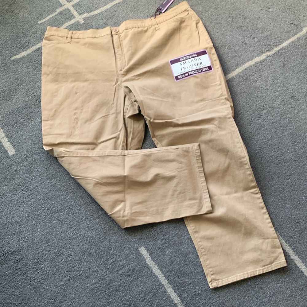 Tan work pants (24W short)